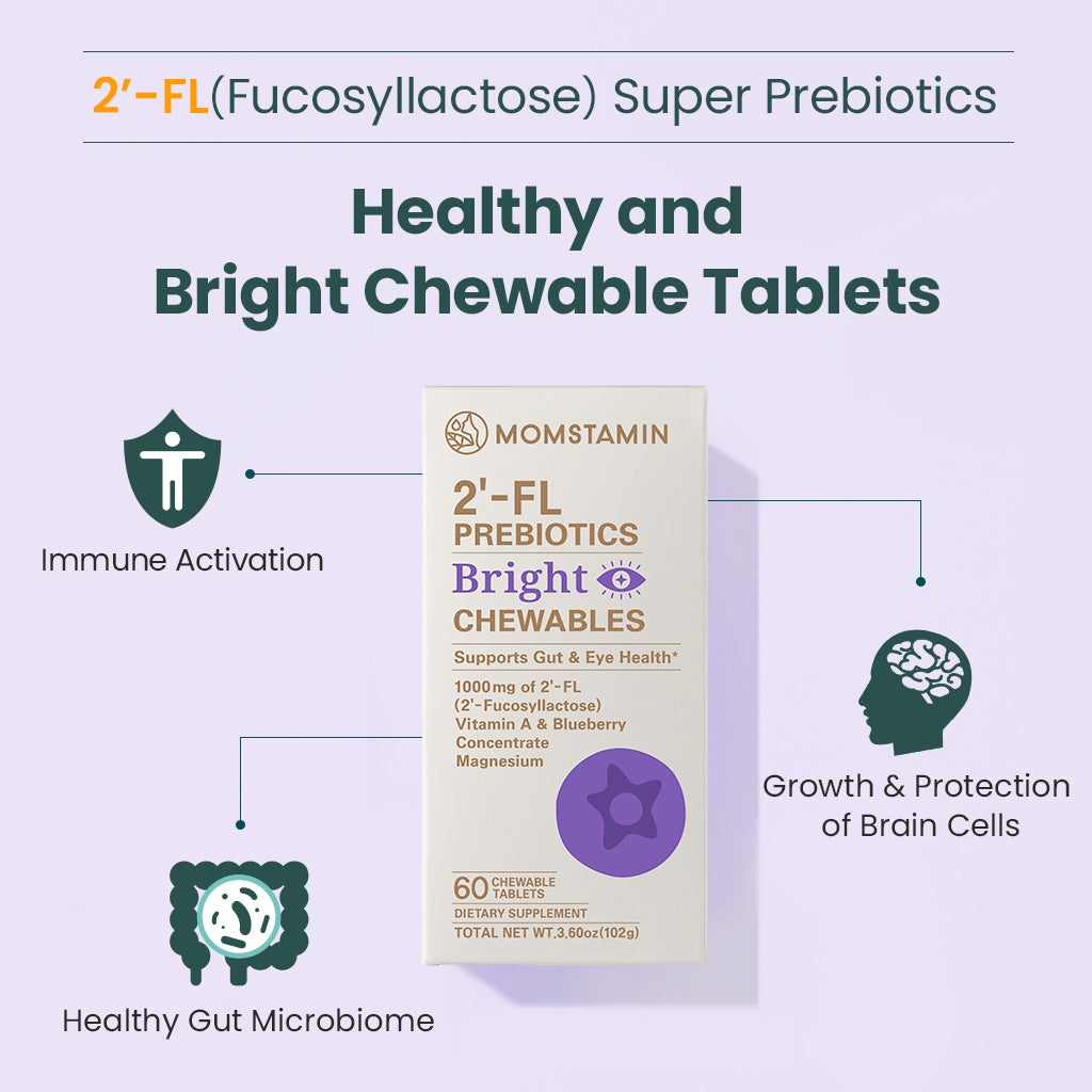 Momstamin 2-FL HMO Prebiotics Bright Chewable Tablet